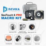 DIVEVOLK SeaTouch 6 Pro camera housing w/ Macro Kit Black