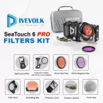 DIVEVOLK SeaTouch 6 Pro camera housing w/ Filters Kit Black