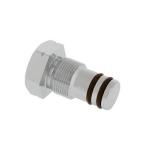 DGX Modular Valve Port Plug Notched - LH (Reverse) Threads