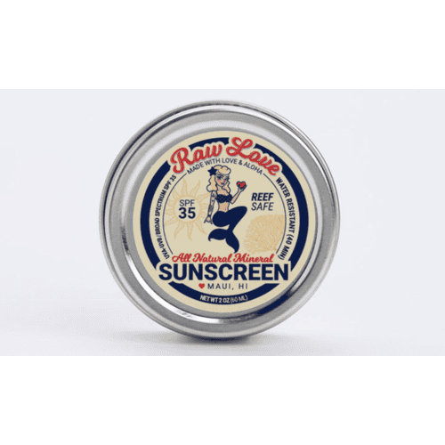 Raw Love Mineral Sunscreen Tin – 2oz