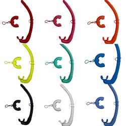 Roll Snorkel with Clipped Holder