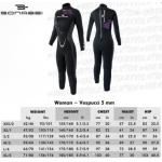 VESPUCCI WETSUIT- LONG, 5MM, WOMAN- M