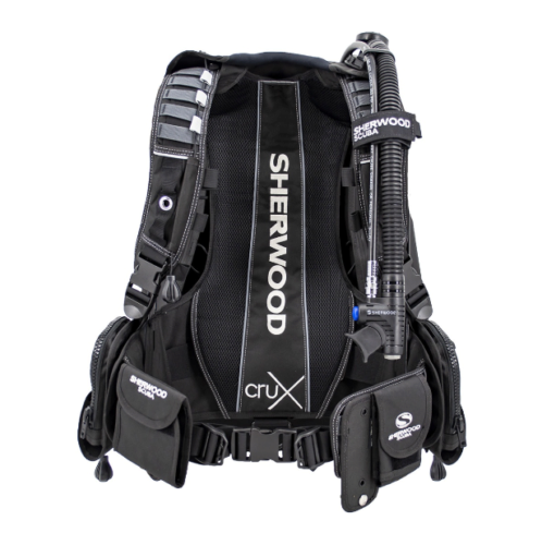 Veste de plonge modulaire CRUX, 50Lbs, Noir