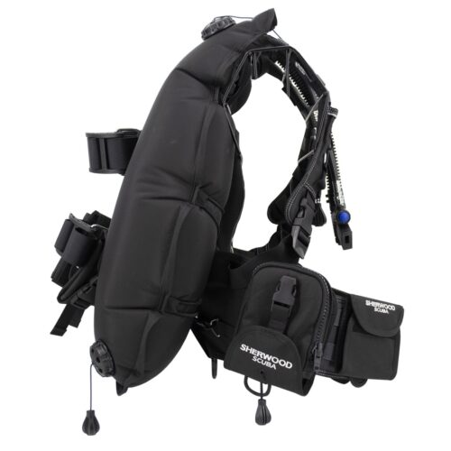 Veste de plonge modulaire CRUX, 50Lbs, Noir
