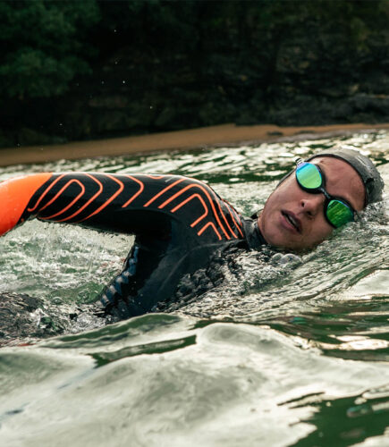 Lunettes De Natation Killa 180 Monture Verte / Lentille Mirroir