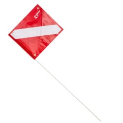Do - Drapeau de plonge avec mat et support pour tube
