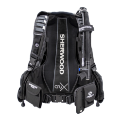 Veste de plonge modulaire CRUX, 50Lbs, Noir