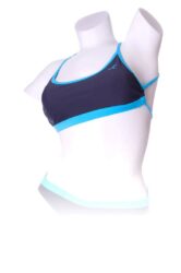 DM - Top Hybrid Gris bordure aqua