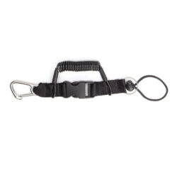 Coil Lanyard - Stainless Steel Clip/Split Ring