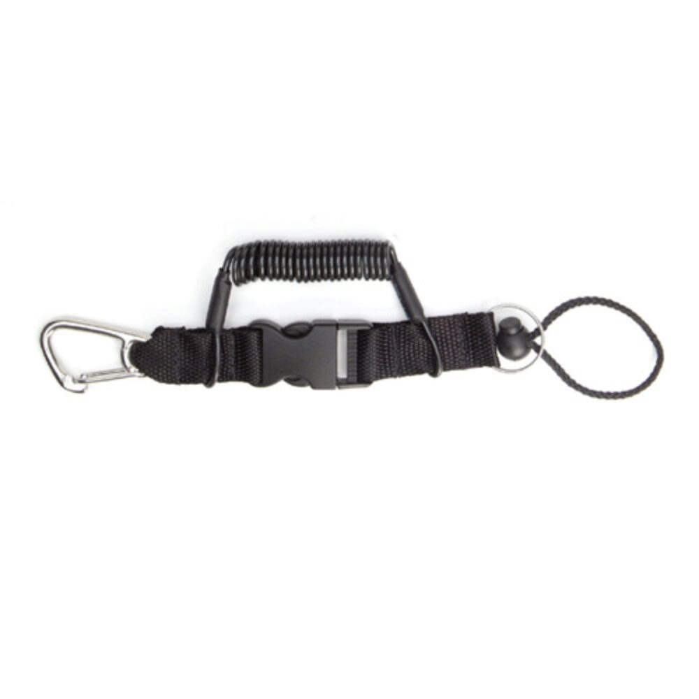 Coil Lanyard - Stainless Steel Clip/Split Ring