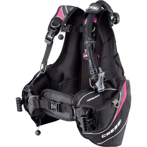 Cressi Travelight Women's BCD, Black/Pink