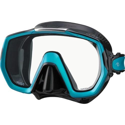 TUSA Freedom Elite Mask Ocean Green/Black Silicone
