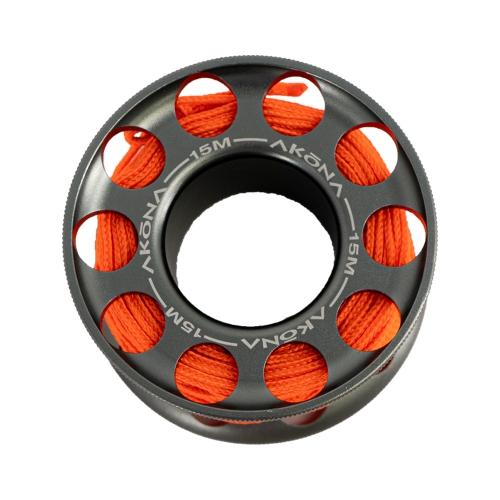 Aluminum Spool 15M / 50FT Grey