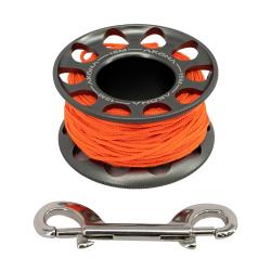 Aluminum Spool 15M / 50FT Grey