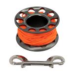 Aluminum Spool 15M / 50FT Grey