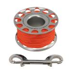 Aluminum Spool 45M / 150FT Silver