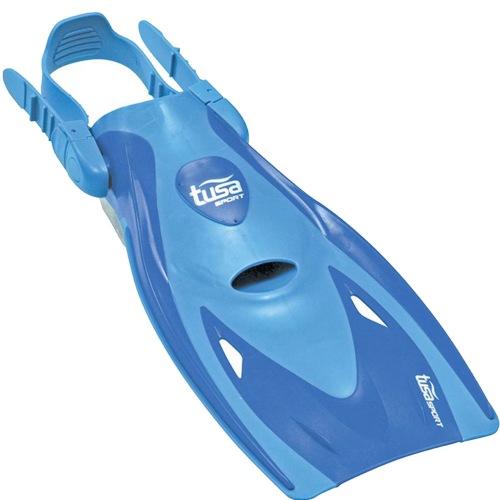 TUSA Sport Reef Tourer Long Blade Snorkeling Fins Small Blue