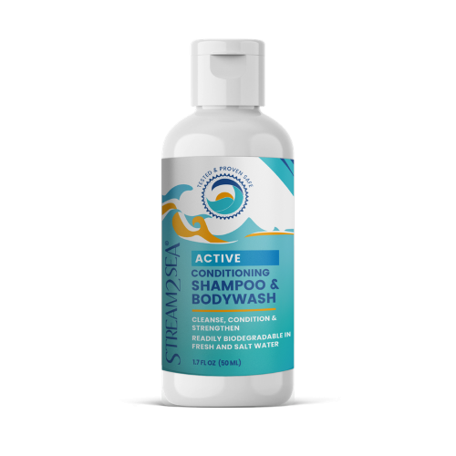 Active Shampoo & Bodywash, Travel Size