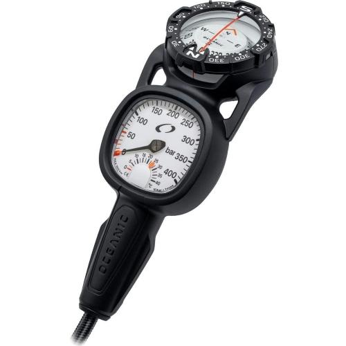 Oceanic Maxview Pressure Gauge and Compass with 36" Hose