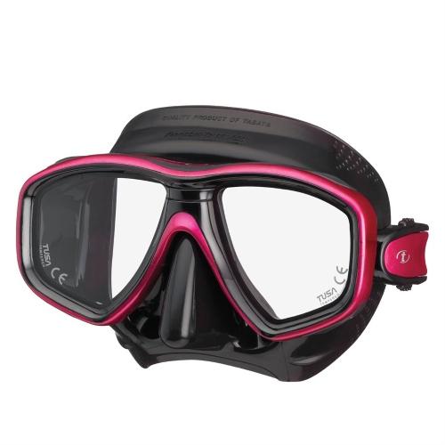 TUSA Ceos Mask Rose Pink/Black Silicone