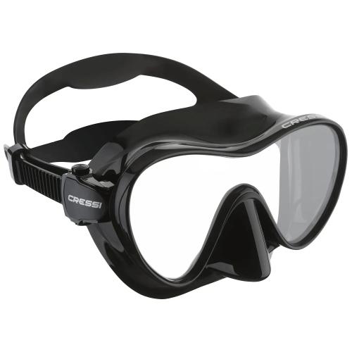 Cressi F1 Frameless Mask, Black