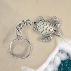 Pewter Key Chain, Sea Turtle