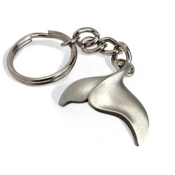 Pewter Key Chain, Whale Fluke