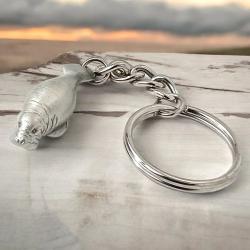 Pewter Key Chain, Sea Turtle