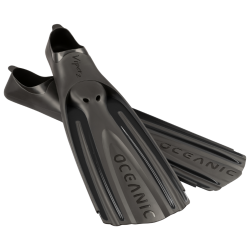 Oceanic Viper 2, Full Foot Fins, Black/Black, MD