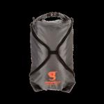 Geckobrands Waterproof Drawstring Backpack, Grey/Orange