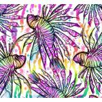 Scuba Head Band, White Lionfish Roars