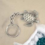 Pewter Key Chain, Sea Turtle