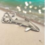 Pewter Key Chain, Reef Shark