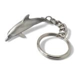 Pewter Key Chain, Dolphin