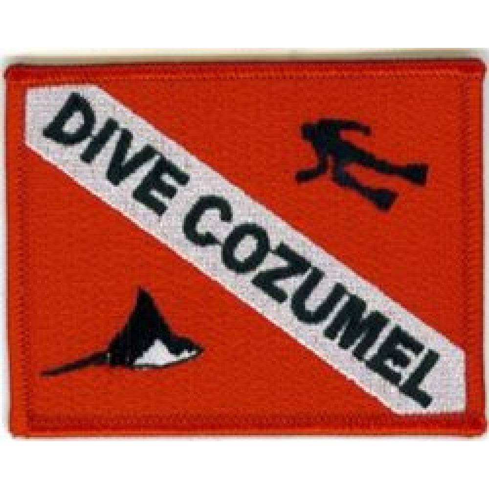 Patch, Cozumel Dive Flag Patch, Cozumel Dive Flag
