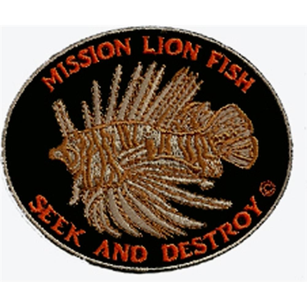 Patch, Mission Lion Fish Patch, Mission Lion Fish