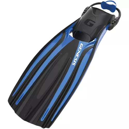 GENISIS FLOW FIN LARGE ICE BLUE