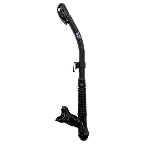 SHERWOOD DRY SNORKEL TIGA BLACK SILICONE