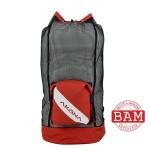 Akona Deluxe Mesh Backpack - Red/Diveflag