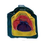 Wire Handle Mesh bag Large 18 x 30 D-Ring - yellow