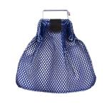 Wire Handle Mesh Bag Small 10 x 15 D-Ring - Blue - Trident