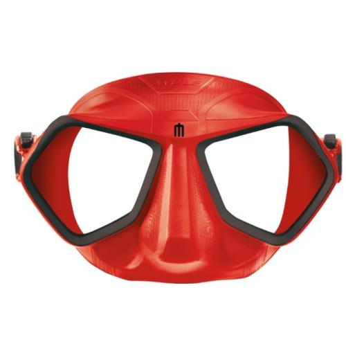 WOLF MASK RED/BLK