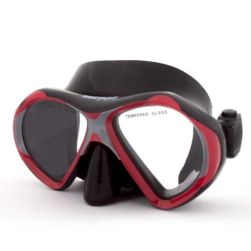 SUPERBA MASK BLACK SILICONE RED FRAME SUPERBA MASK BLACK SILICONE RED FRAME