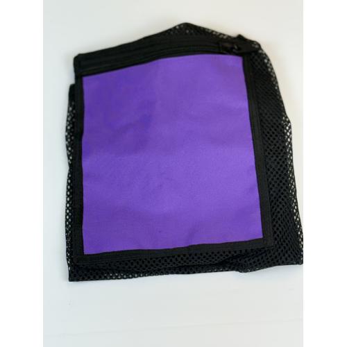 Mesh Bag W/ Drawstring and Zipper Pocket