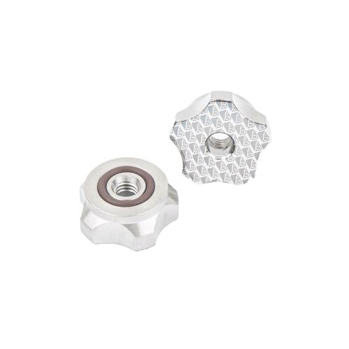 EZ NUTS - SS SCALLOPED THUMBWHEELS (SET)
