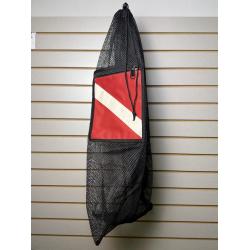 Mesh Bag W/ Drawstring and Zipper Pocket