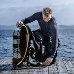 J2 MENS L/S TOP BLACK/GREY