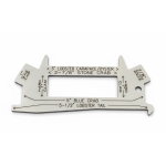 THE FLORIDA GAUGE - ALUMINUM MEASUREMENT GAUGE FOR LOBSTER, STONE