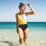 OCEANIC SWIMSUIT YELLOW/MIDNIGHT/WHITE