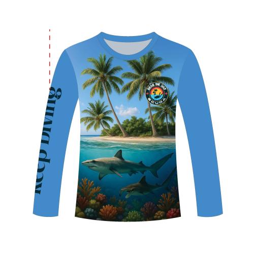 KORDRY SUBLINE SEAS THE DAY SCUBA SHIRT